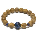 Chuỗi hạt Trầm Huơng 10ly phối Ngọc Lưu Ly (Lapis Lazuli) và Sodalite